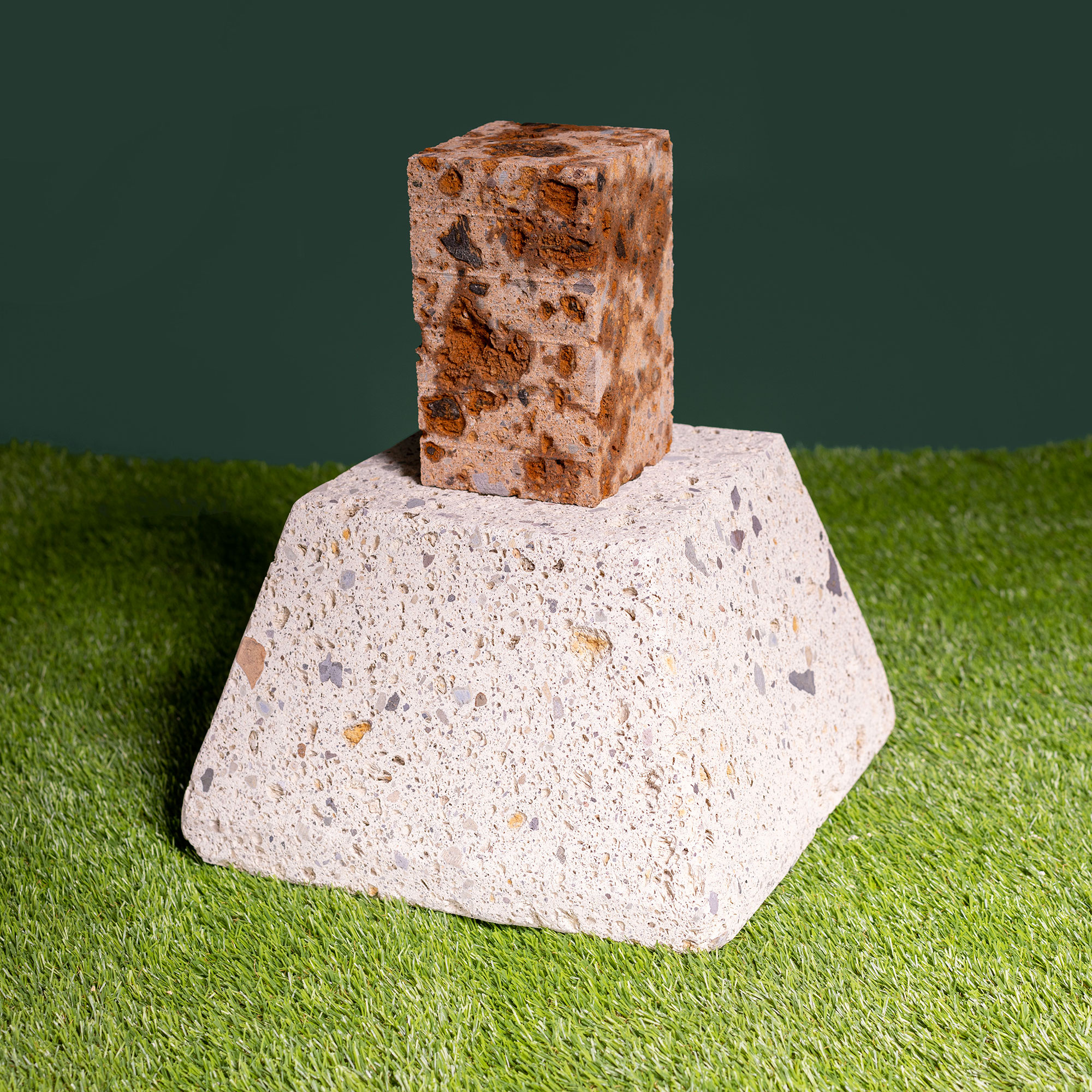 Base Pérgola (a/a) en piedra natural